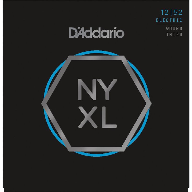 Foto van D'saddario nyxl1252w nickel wound jazz light wound 3rd 12-52