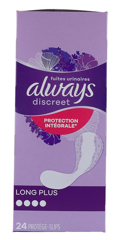 Foto van Always discreet long+ inlegkruisjes voor urineverlies x24 bij jumbo