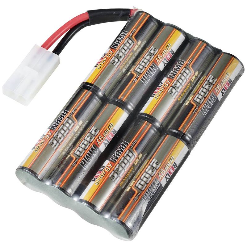 Foto van Reely nimh accupack 9.6 v 2300 mah aantal cellen: 8 stick tamiya-stekker