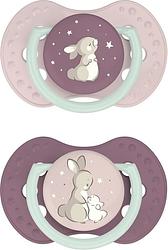 Foto van Difrax lovi dynamic pacifier 6-18 months - girl