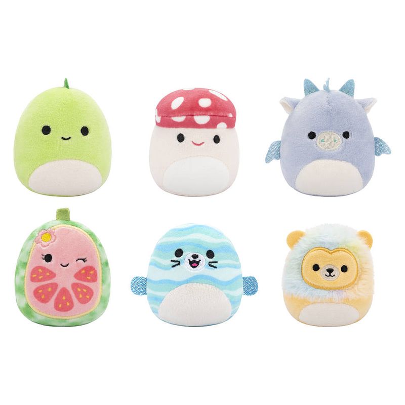 Foto van Squishmallows micromallows knuffelset m 6-delig - 6 cm