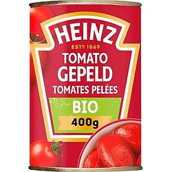 Foto van Heinz tomaten gepeld bio 400g bij jumbo