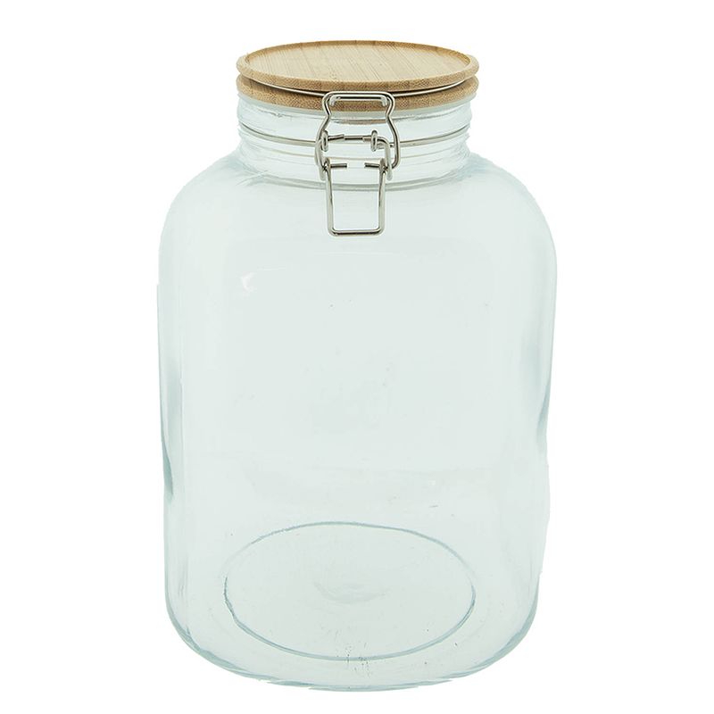 Foto van Clayre & eef voorraadpot 2800 ml glas voorraadbus transparant voorraadbus