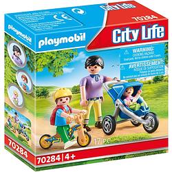 Foto van Playmobil city life mama met kinderen 70284