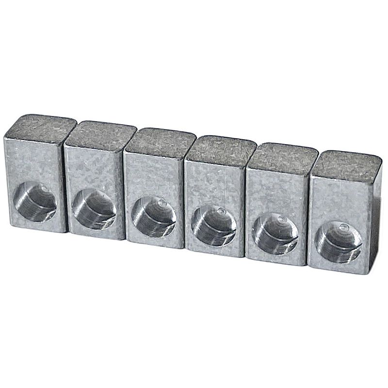 Foto van Floyd rose frotisli21 kts titanium string lock insert blocks (set van 6)