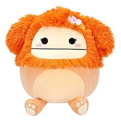 Foto van Squishmallows knuffel shasta de oranje bigfoot - 30 cm