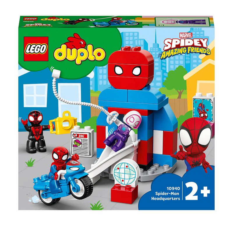 Foto van Lego duplo spider-man hoofdkwartier