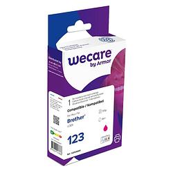 Foto van Wecare cartridge brother lc123 rood