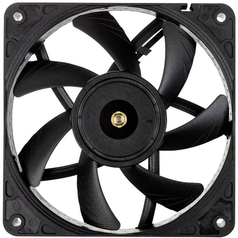 Foto van Noctua noctua nf-a12x15 pwm chromax.black.swap pc-ventilator zwart (b x h x d) 120 x 120 x 15 mm