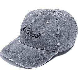 Foto van Marshall grey distressed baseball cap met zwart logo