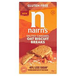 Foto van Nairn'ss salted caramel oat biscuit breaks 160g bij jumbo