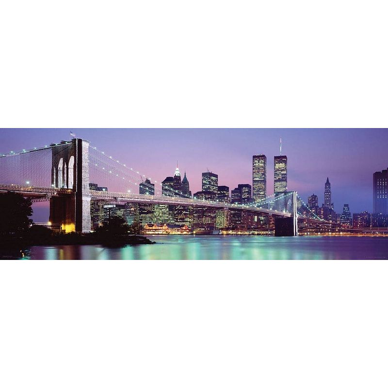 Foto van Pyramid new york skyline poster 158x53cm