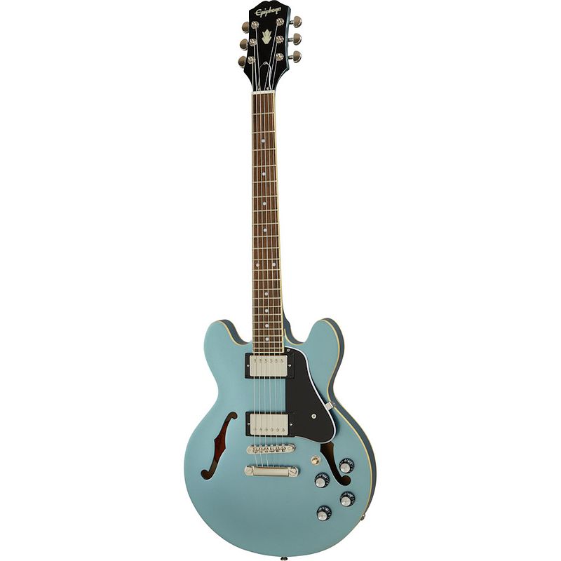 Foto van Epiphone es-339 pelham blue semi-akoestische gitaar