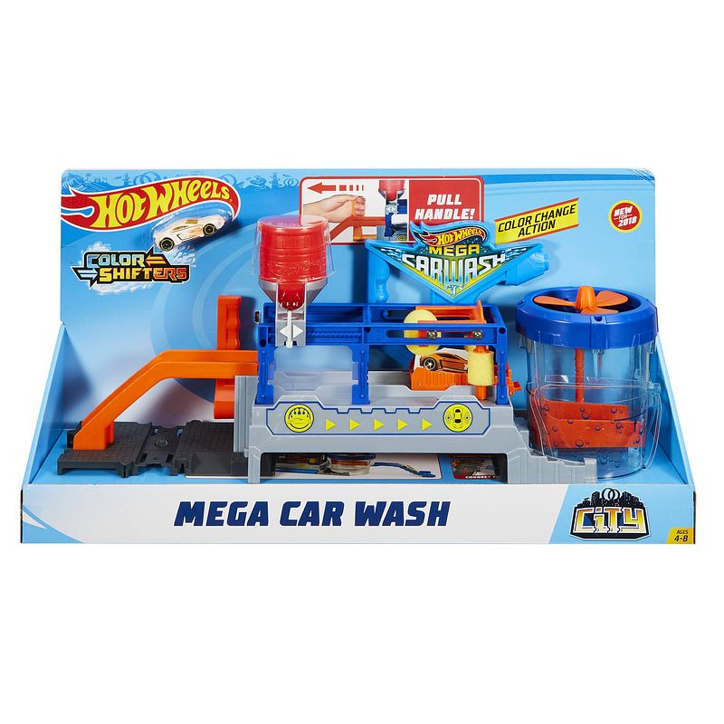 Foto van Hot wheels ultimate series mega autowasserette