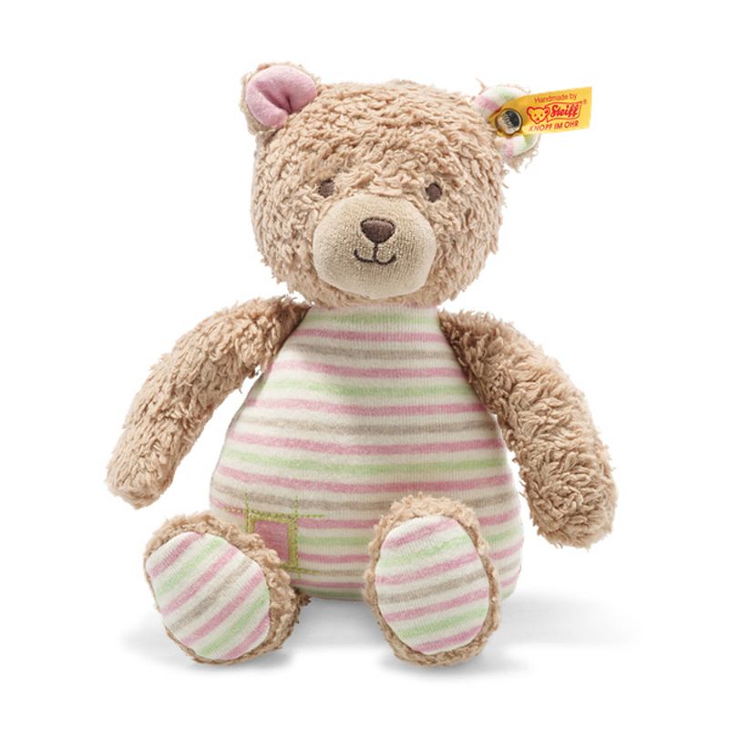 Foto van Steiff knuffel gots teddybeer rosy, lichtbruin/roze