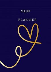 Foto van Mijn planner hart blauw/goud. - kris degenaar - paperback (9789464657852)