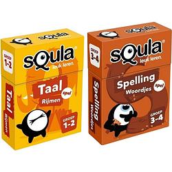 Foto van Spellenbundel - squla - 2 stuks - groep 1 t/m 4 - taal & spelling