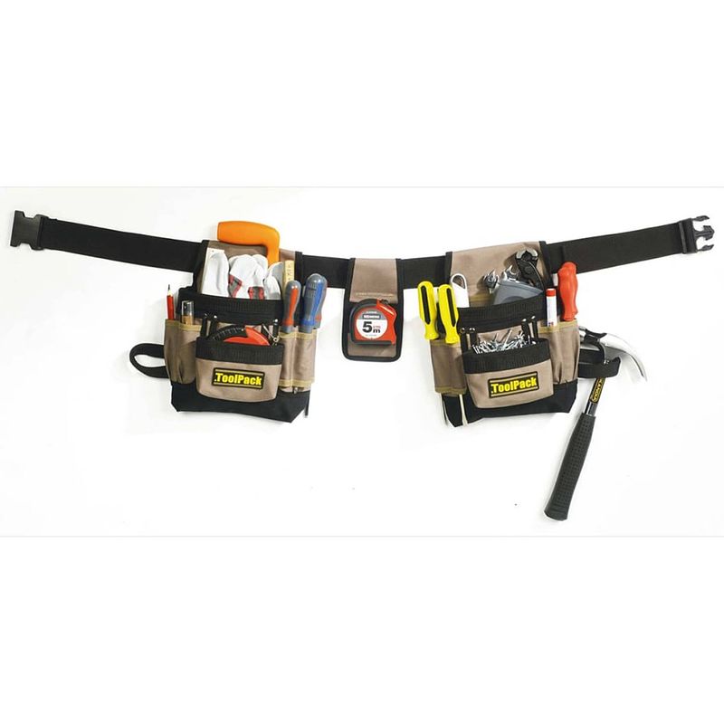 Foto van Toolpack gereedschapsgordel met 2 holsters classic 360.056