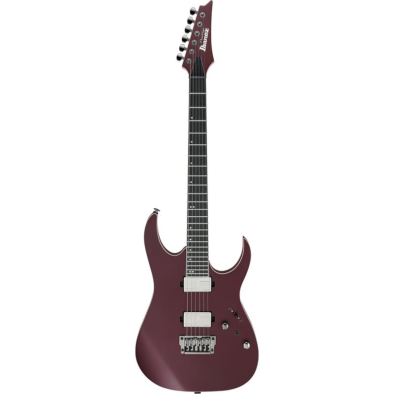Foto van Ibanez rg5121 prestige burgundy metallic flat elektrische gitaar met koffer