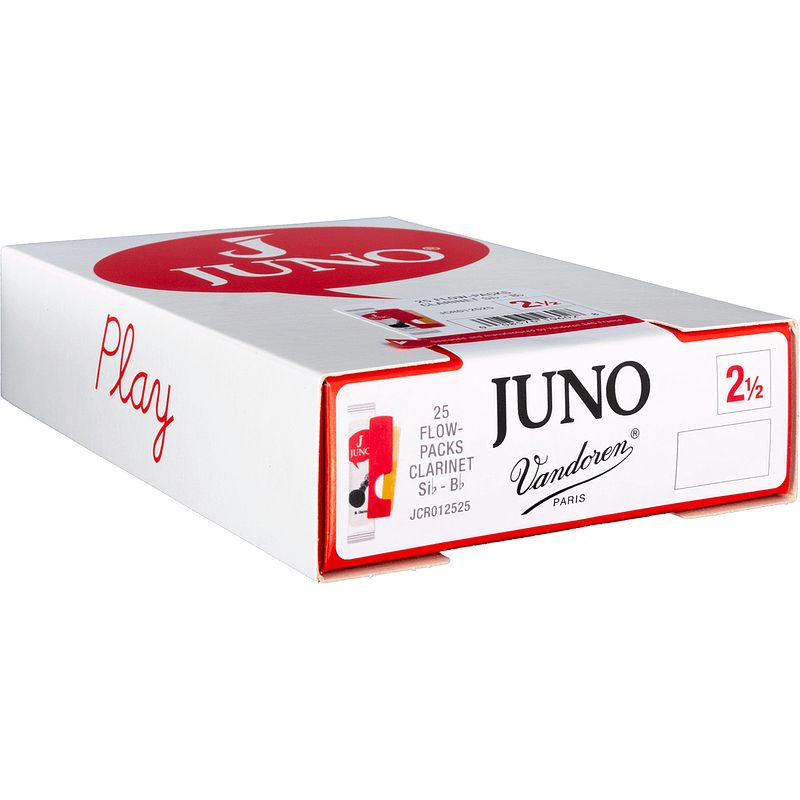 Foto van Vandoren juno jcr012525 clarinette sib 2.5 rieten voor bb-klarinet (25 stuks)