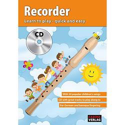 Foto van Cascha hh 1502 en recorder - learn to play - quick and easy