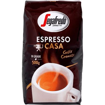 Foto van Segafredo zanetti espresso casa gusto cremoso 500g bij jumbo