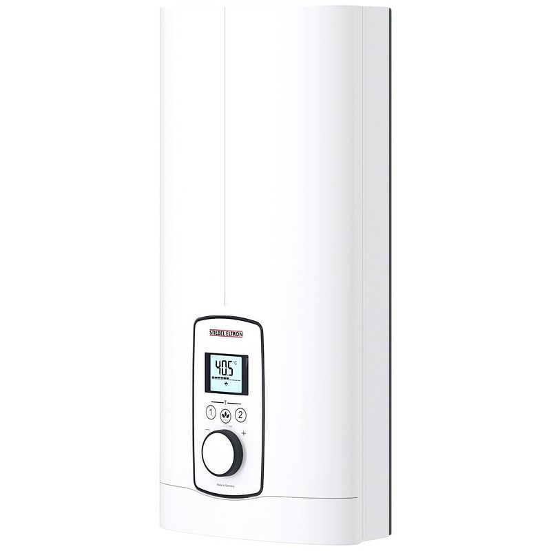 Foto van Stiebel eltron 236739 doorstroomboiler energielabel: a (a++ - e) stiebel eltron elektronisch 18 kw, 21 kw, 24 kw 20 tot 60 °c