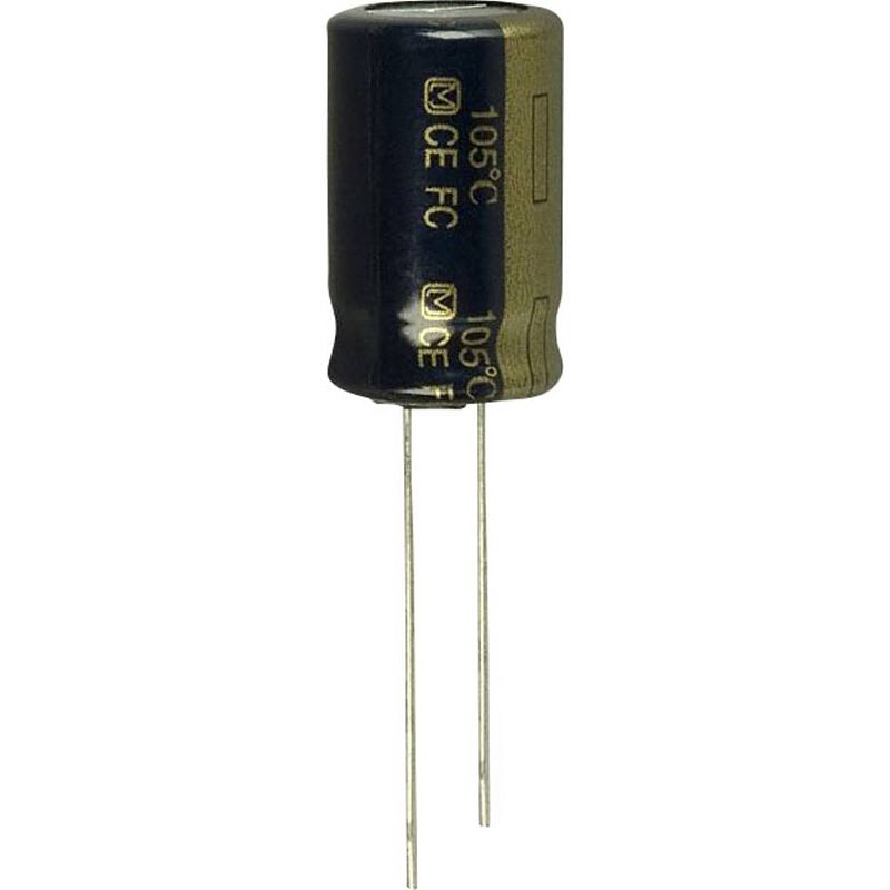 Foto van Panasonic eeu-fc1e102 elektrolytische condensator radiaal bedraad 5 mm 1000 µf 25 v 20 % (ø) 12.5 mm 1 stuk(s)