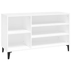 Foto van The living store schoenenkast - elegant - 102 x 36 x 60 cm - wit