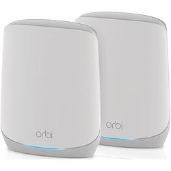 Foto van Netgear orbi tri-band wifi 6-mesh-systeem router + 1 satelliet