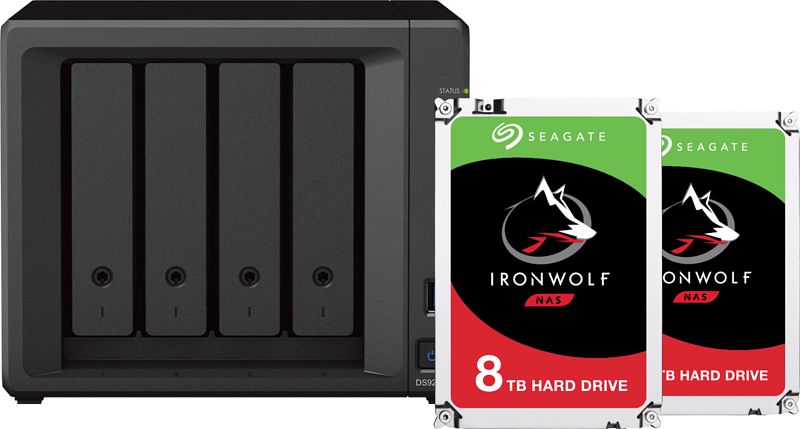 Foto van Synology ds923+ + seagate ironwolf 16tb (2x8tb)