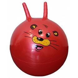 Foto van Lg-imports skippybal dierengezicht junior 48 cm rood