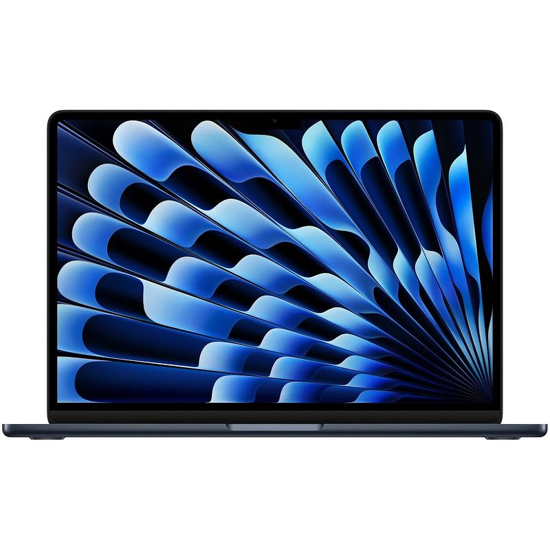 Foto van Apple macbook air 13-inch (2024) m3 chip (8-core cpu/8-core gpu) 16gb/ 256gb -13 inch laptop