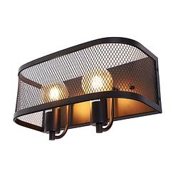 Foto van Dimehouse wandlamp industrieel brandon - 22x39x18 cm