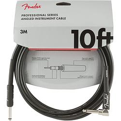 Foto van Fender professional series black jackkabel 3m haaks