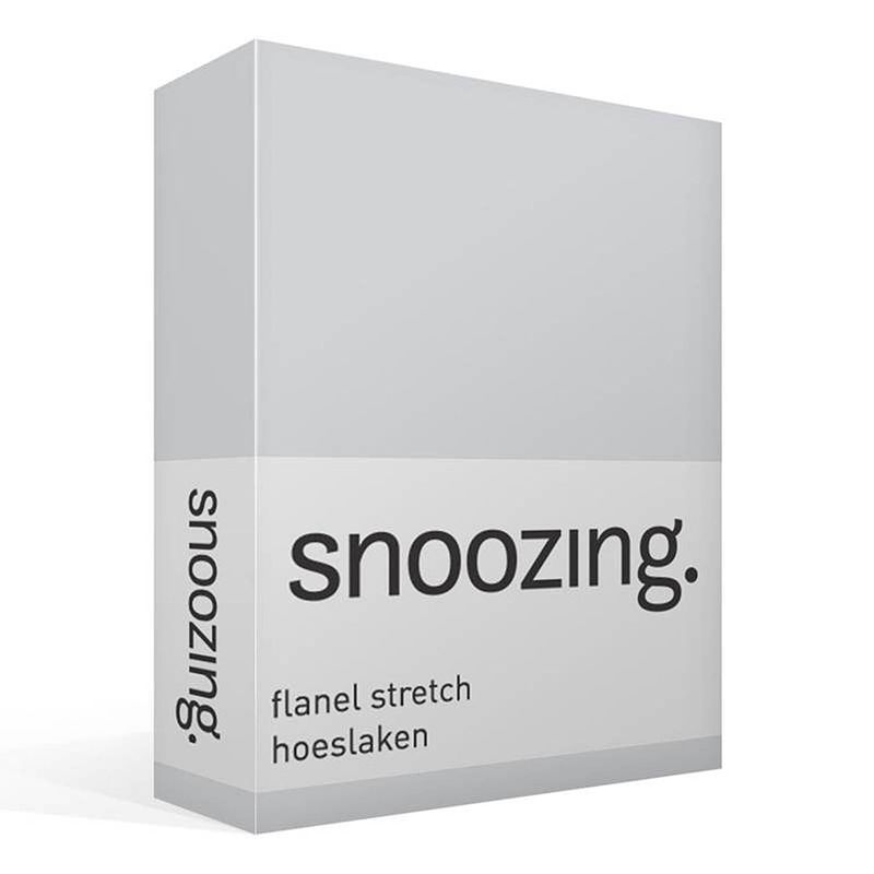 Foto van Snoozing stretch flanel hoeslaken