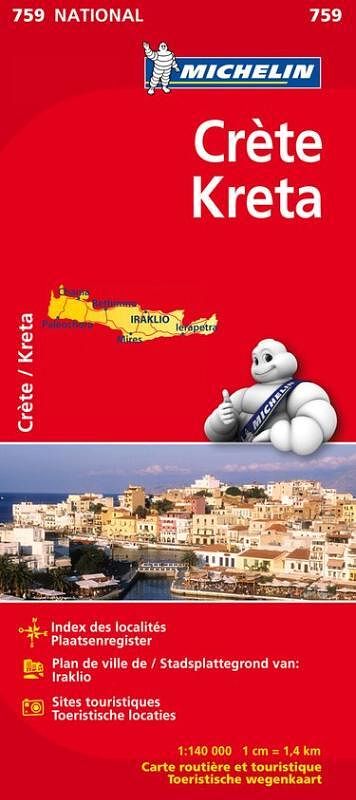 Foto van Michelin 759 kreta - paperback (9782067173194)