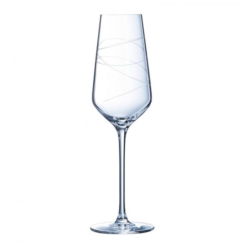 Foto van Luminarc abstraction champagneglas - 21 cl - set-4