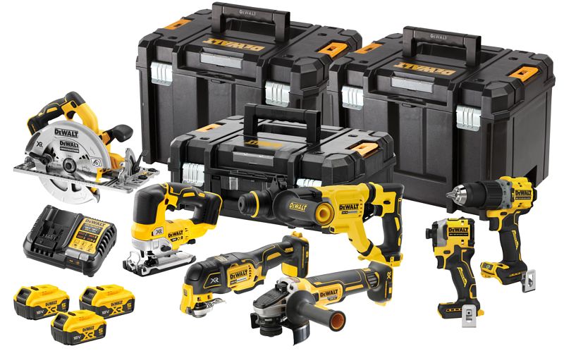 Foto van Dewalt dck706p3t-qw combiset