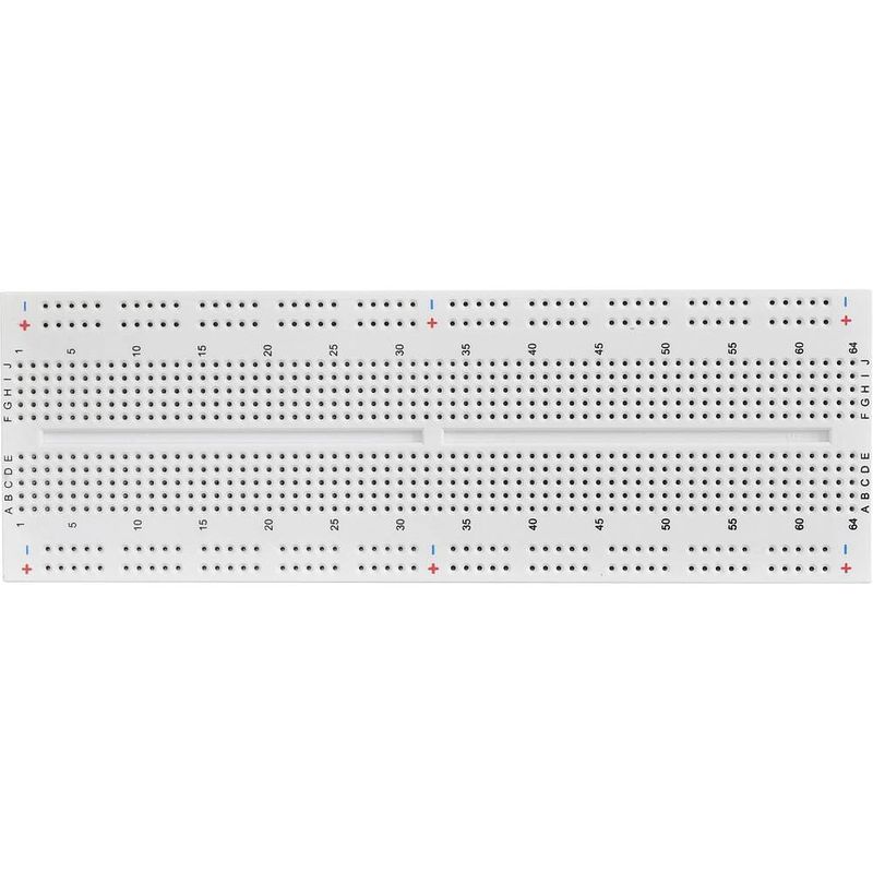 Foto van Tru components 0165-40-1-32010 breadboard totaal aantal polen 840 (l x b x h) 167.3 x 57.15 x 8.4 mm 1 stuk(s)