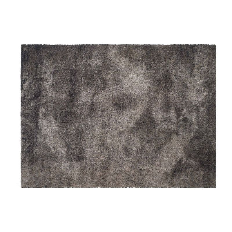 Foto van Schoonloopmat/karpet soft&deco concrete taupe 140 x 200 cm