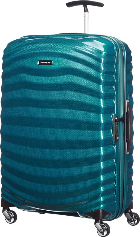 Foto van Samsonite lite-shock spinner 69cm petrol blue