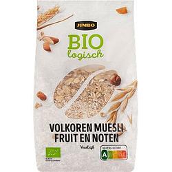 Foto van Jumbo biologisch volkoren muesli fruit en noten 500 g