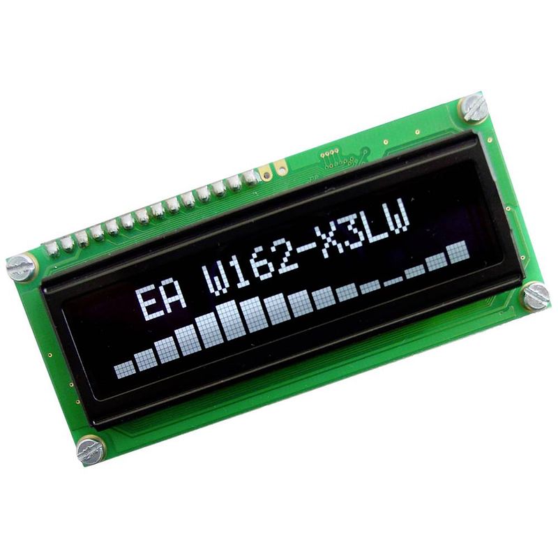 Foto van Display visions oled-display wit 5.55 mm 3.3 v, 5 v aantal cijfers: 2 eaw162-x3lw