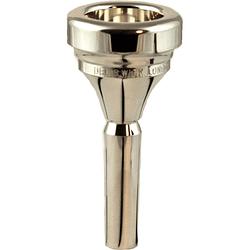 Foto van Denis wick 52861l classic tuba mouthpiece silver plated mondstuk voor tuba