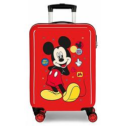 Foto van Disney kinderkoffer mickey mouse 33 liter abs 55 cm rood