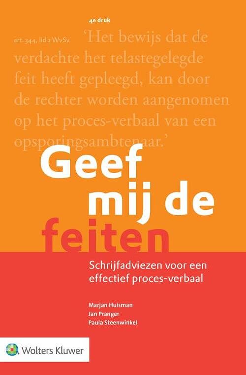 Foto van Geef mij de feiten - paperback (9789013154528)