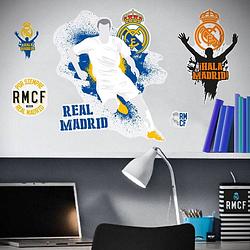 Foto van Real madrid logo urban - muursticker - multi