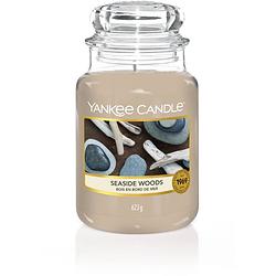 Foto van Yankee candle geurkaars large seaside woods - 17 cm / ø 11 cm