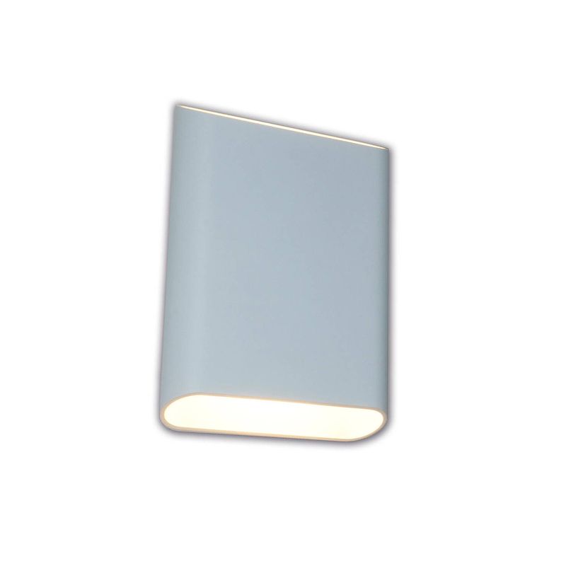 Foto van Artdelight wandlamp diaz large h 20 cm wit